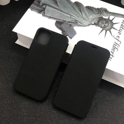 iphone 12 pro skal fodral tpu löstagbart loose case folio black svart