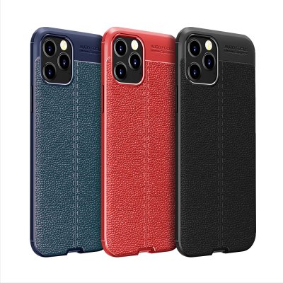 iphone 12 pro leaf tpu protective skal blå