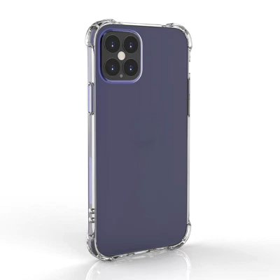 iphone 12 pro tpu shockproof transparent skal case skydd protective