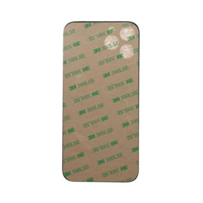 iPhone 12 Pro Max Baksida Glas med Självhäftande tejp Guld