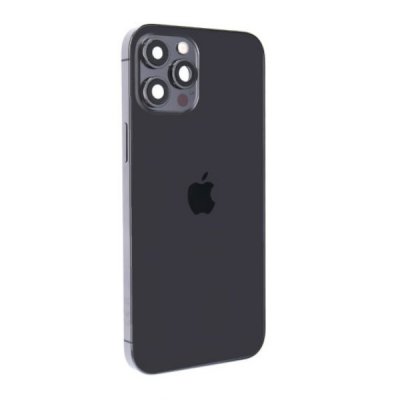 iPhone 12 Pro Max Baksida Original med delar Svart