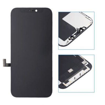 iPhone 12 Pro Max Skärm med LCD In Cell RJ med IC Ersättning Svart