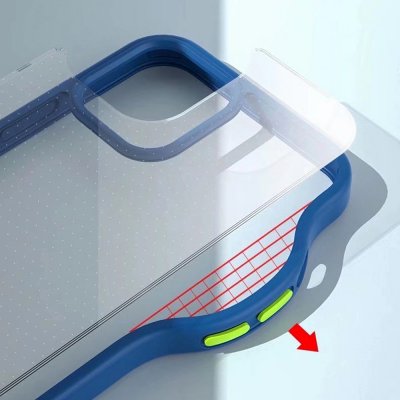 iphone 12 pro 12pro skal skydd röd tpu glas