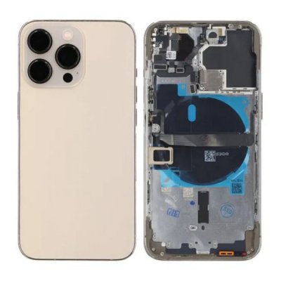 iPhone 13 Pro Baksida med Komplett Ram OEM Guld