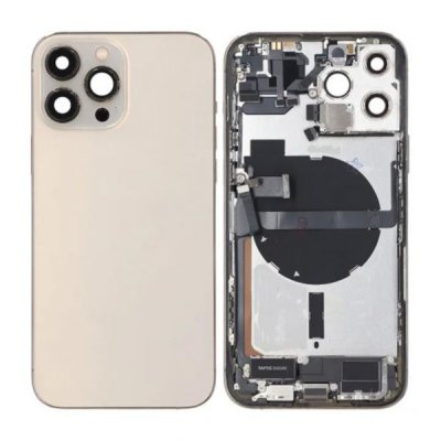 iPhone 13 Pro Max Baksida med Komplett Ram OEM Guld
