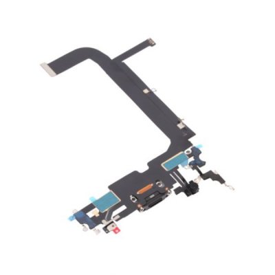 iPhone 13 Pro Max Laddkontakt med Flexkabel OEM Svart