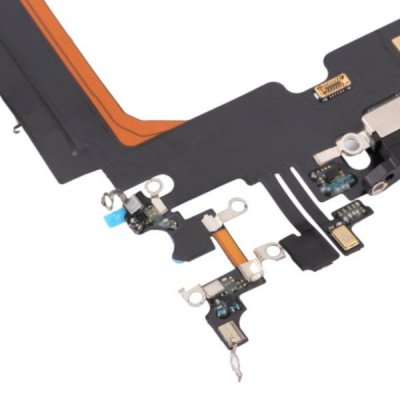 iPhone 13 Pro Max Laddkontakt med Flexkabel OEM Svart