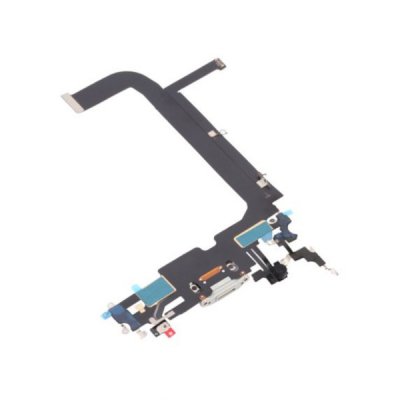 iPhone 13 Pro Max Laddkontakt med Flexkabel OEM Vit