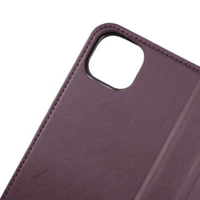 rvelon iphone 13 pro max magnetiskt plånboksfodral TPU PU artificiellt läder 4st kortfack färg mörk körsbär