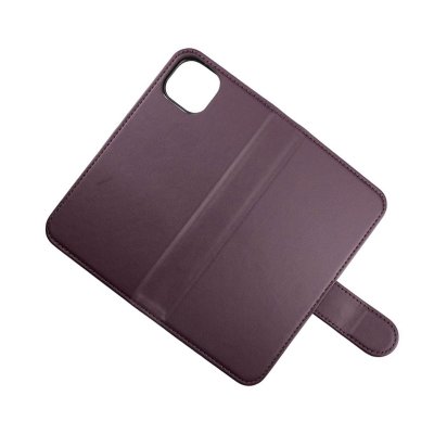 rvelon iphone 13 pro max magnetiskt plånboksfodral TPU PU artificiellt läder 4st kortfack färg mörk körsbär