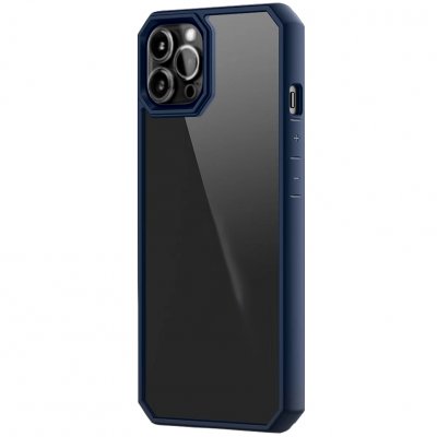 iphone 13 pro max thomas swivel skydd i alla fyra hörn. Mörk Blå.