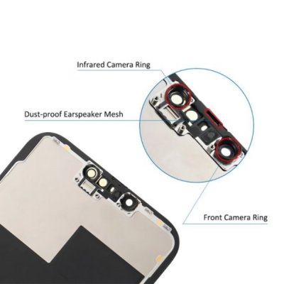 iphone 13 pro oled bildskärm original display glas svart