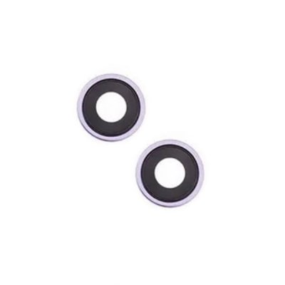 iphone 14 bak kameralinser med ram lila