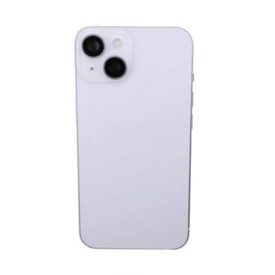 iPhone 14 Baksida med Komplett Ram Lila