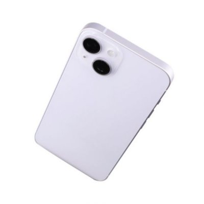 iPhone 14 Baksida med Komplett Ram Lila