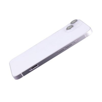 iPhone 14 Baksida med Komplett Ram Lila