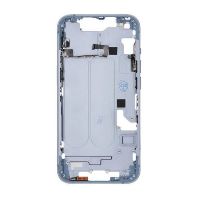iPhone 14 Baksida med Komplett Ram OEM Blå