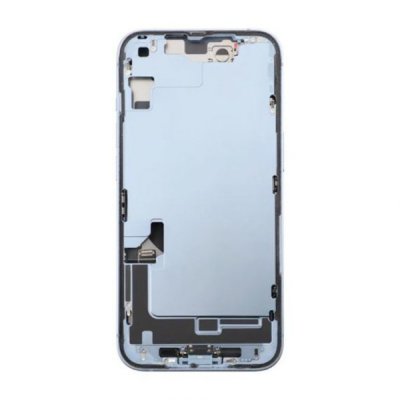 iPhone 14 Baksida med Komplett Ram OEM Blå