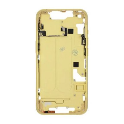 iPhone 14 Baksida med Komplett Ram OEM Gul