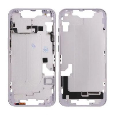 iPhone 14 Baksida med Komplett Ram OEM Lila