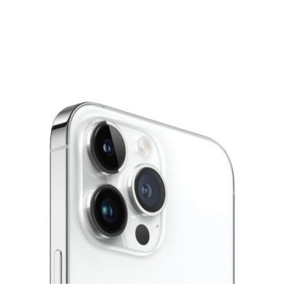 iPhone 14 Kameralins med Ram Silver