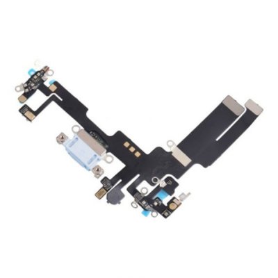 iPhone 14 Laddkontakt med Flexkabel OEM Blå