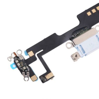 iPhone 14 Laddkontakt med Flexkabel OEM Blå