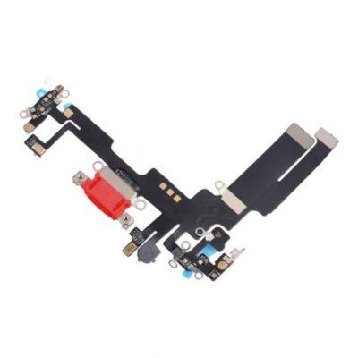 iPhone 14 Laddkontakt med Flexkabel OEM Röd
