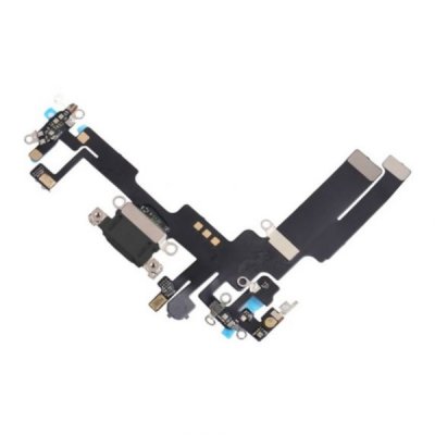 iPhone 14 Laddkontakt med Flexkabel OEM Svart