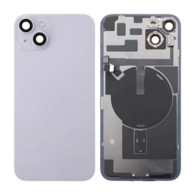 iPhone 14 Plus Baksida glas med flexkabel Lila