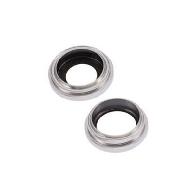 iPhone 14 Plus Kameralins med Ram Silver