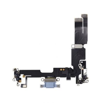 iPhone 14 Plus Laddkontakt med Flexkabel OEM Blå