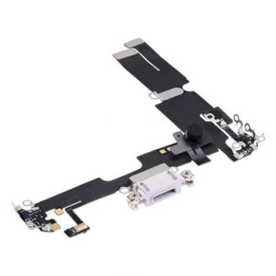 iPhone 14 Plus Laddkontakt med Flexkabel OEM Lila