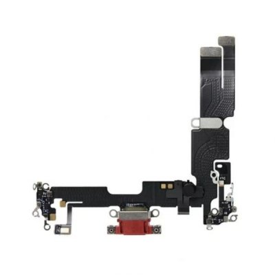 iPhone 14 Plus Laddkontakt med Flexkabel OEM Röd
