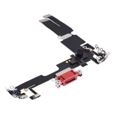 iPhone 14 Plus Laddkontakt med Flexkabel OEM Röd