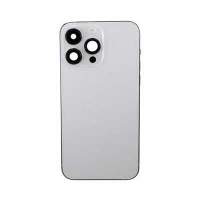 iPhone 14 Pro Max Baksida med Komplett Ram Silver