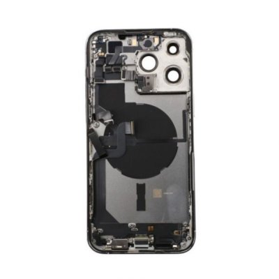 iPhone 14 Pro Max Baksida med Komplett Ram Silver