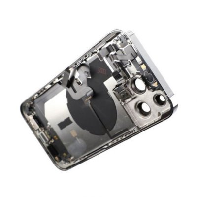 iPhone 14 Pro Max Baksida med Komplett Ram Silver