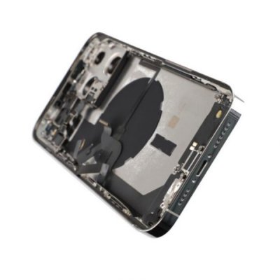 iPhone 14 Pro Max Baksida med Komplett Ram Silver