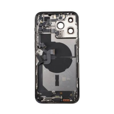 iPhone 14 Pro Max Baksida med Komplett Ram Svart