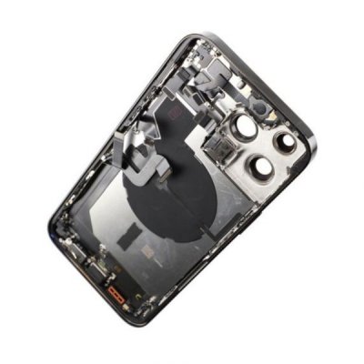 iPhone 14 Pro Max Baksida med Komplett Ram Svart