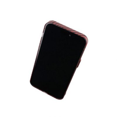 iPhone 14 Pro Max Kolfiber Skal Röd
