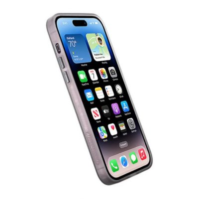 iPhone 14 Pro Max Mobilskal Frostat Svart