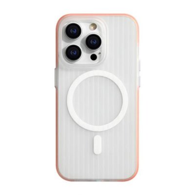 iPhone 14 Pro Max Mobilskal Korrugerad Anti Halk Orange
