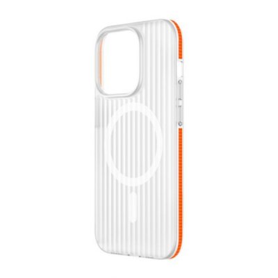 iPhone 14 Pro Max Mobilskal Korrugerad Anti Halk Orange