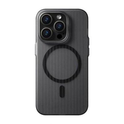 iPhone 14 Pro Max Mobilskal Korrugerad Anti Halk Svart