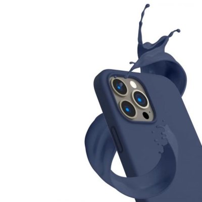 iPhone 14 Pro Max Silikonskal Rvelon Blå