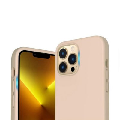 iPhone 14 Pro Max Silikonskal Rvelon MagSafe Beige