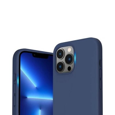 iPhone 14 Pro Max Silikonskal Rvelon MagSafe Blå