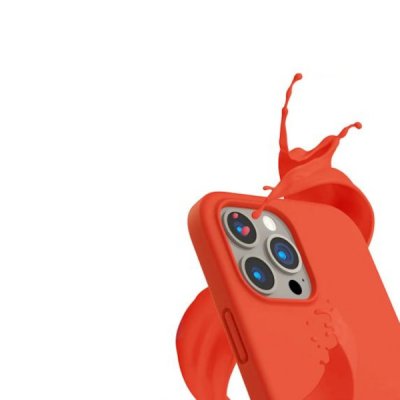 iPhone 14 Pro Max Silikonskal Rvelon Rosa